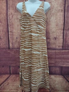 A New Day Women's Slip Dress, Beige/Zebra Print, Size Small - Picture 1 of 4