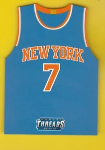 2015-16 Threads Die Cut Team Jersey 45 Carmelo Anthony NY Knicks - Picture 1 of 2