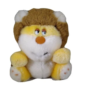 FARD VINTAGE IL LEONE Imbottito Animale CARINO Peluche Giocattolo Bottom Mighty Star - Foto 1 di 12