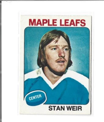 1975-76 O-Pee-Chee #132 Stan Weir EX - Image 1 of 2