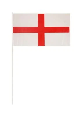 50 X St.George Croce PVC Bandiere (England) Palmare Coppa Del Mondo - Immagine 1 di 2