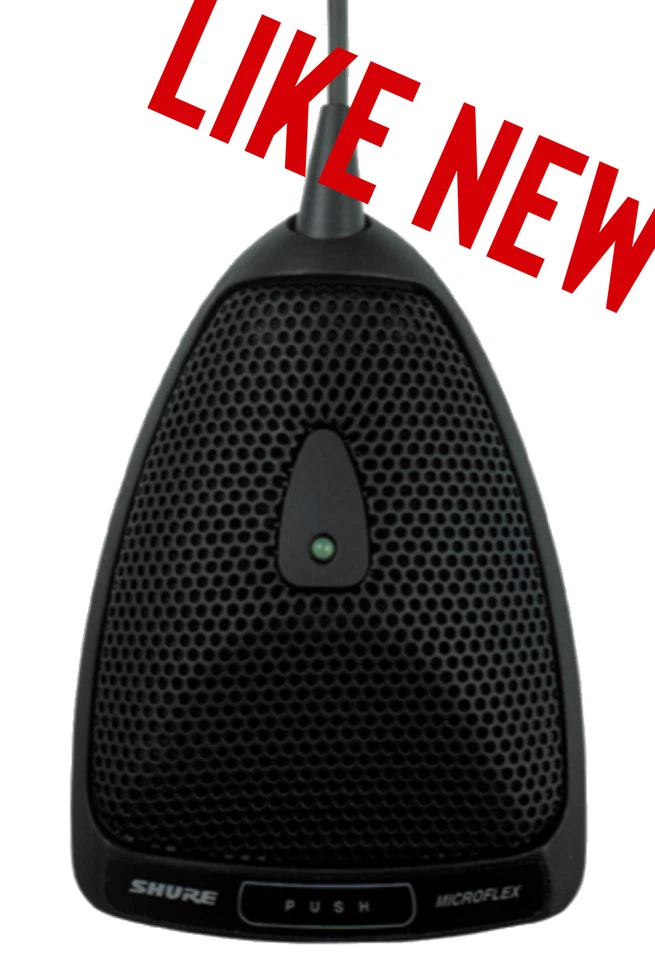 Shure MX392/O Omnidirectional Instrument Microphone w/Mute Voice Recording Mic - Image 1 of 1