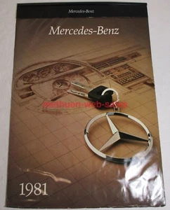 1981 Mercedes-Benz Wall Calendar~Unused~ - Picture 1 of 2