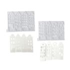 Multilayer House Holder Mold Ornaments Silicone Candlestick DIY