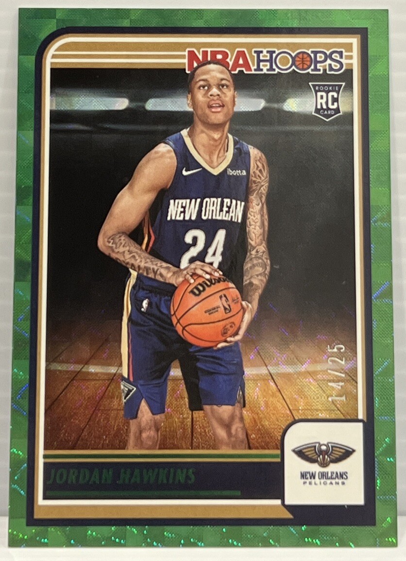 2023-24 Hoops Asia Hyper Green T-Mall #269 Jordan Hawkins 14/25