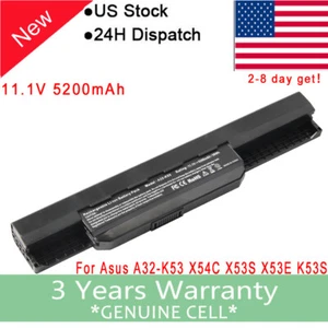 NEW Battery pack A32-K53 A41-K53 For ASUS K53 K53E X54C X53S X53 K53S X53E 6Cell - Picture 1 of 6