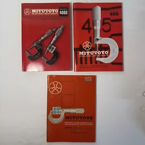 3 Mitutoyo Instrumente Kataloge Taschenbuch Nr 4000 600 450 aus den 70er Jahren - Bild 1 von 6