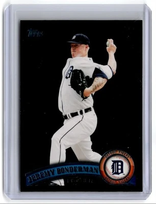 2011 Topps Black Border Jeremy Bonderman Detroit Tigers #182 Foto 1 de 2