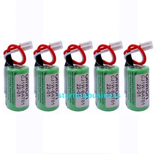 5PCS PACK Battery for OMRON CJ1W-BAT01 Battery 3V PLC CP1H CP1L CR14250SE-R New - Picture 1 of 7