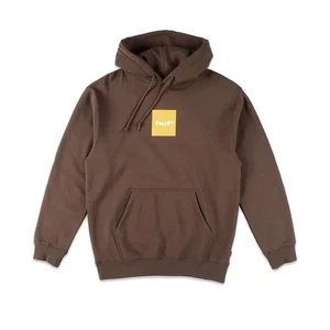Huf 89 Box Logo Pullover Kapuzenpullover Chocolate - Bild 1 von 1