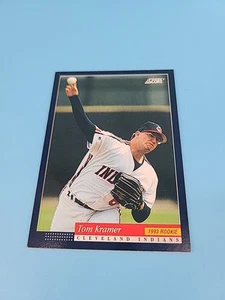 Tarjeta de béisbol 1993 Pinnacle Tom Kramer #314 novato Cleveland Indians - Imagen 1 de 2
