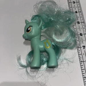 MY LITTLE PONY Lyra Heartstrings Figure G4 Teal Pony capelli spazzolati da collezione - Foto 1 di 6