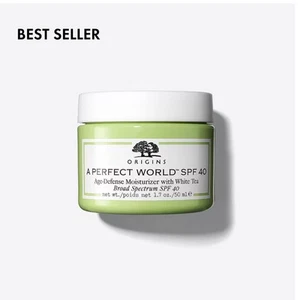 A Perfect World Age-Defense Moisturizer with White Tea SPF 40 by Origins - 1.7oz - Picture 1 of 3