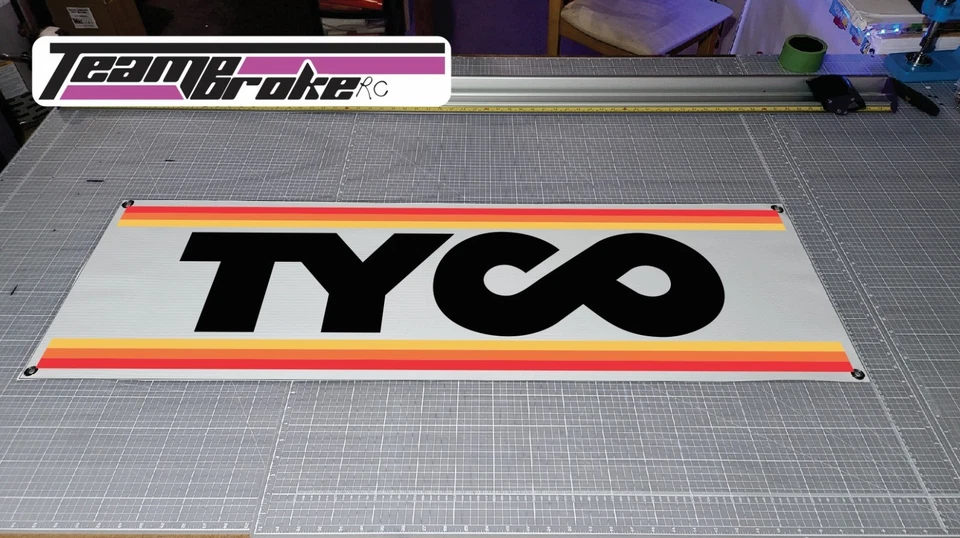 Tyco Classic 70s Retro Vintage Slot Cars Banner Toys RC Car Radio Control Remote - Image 1 of 1