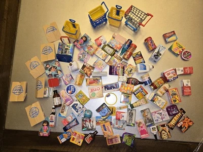 Zuru Mini Marcas Lote 90+ Piezas Serie Mixta Alimentos Comestibles Juguetes Carritos de Compras Foto 1 de 4