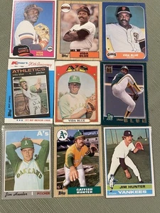 Vida Blue And Catfish Hunter Card Lot - Picture 1 of 15