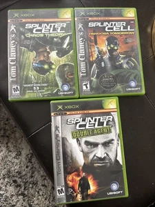 Lotto giochi Splinter Cell 3 doppio agente Pandora Tomorrow Chaos Theory Xbox - Foto 1 di 2