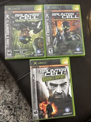 Splinter Cell 3 Game Lot Double Agent Pandora Tomorrow Chaos Theory Xbox - Image 1 of 2