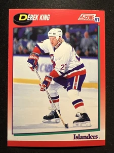 Puntuación 1991: Serie 1-NHL/Inglés #167 Derek King/Islanders/LW 🏒🐷🏒 - Imagen 1 de 2
