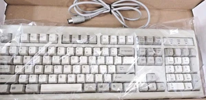 VINTAGE RARE WINDOWS AT CABLE 2 COLOR KEYBOARD |MISSING PRODUCT LABEL| RM0-KBRK - Picture 1 of 4