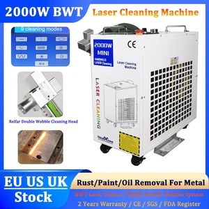 2000W Fiber Laser Cleaning Machine for Metal Rust/Oil/Paint Removal 25m²/h IN EU - Bild 1 von 16