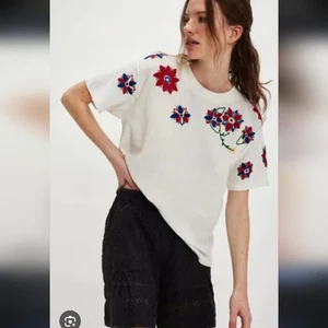 NWT Free People Petal Stitch Tissue Tee - SMALL fp209 - Picture 1 of 9