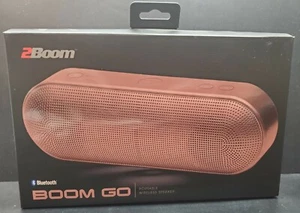 2BOOM Boom Go Wireless Bluetooth Portable Wireless Speaker Built in Microphone - Picture 1 of 4