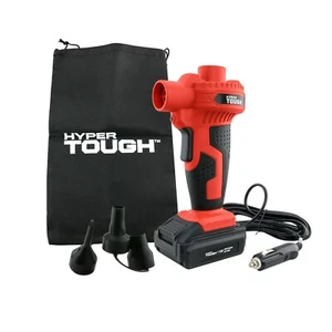 Bomba de aire de alto volumen con agarre de pistola Hyper Tough automotriz de 12 V - Imagen 1 de 3