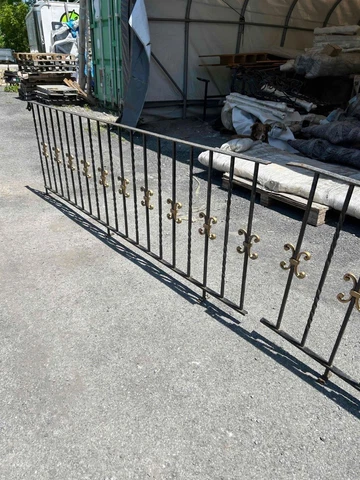 ANTIQUE WROUGHT IRON  FENCE PANELS - SWNY3 Cover