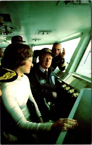 President & Mrs. Carter EE. UU. Postal Take the Wheel Eisenhower Navy - Imagen 1 de 2