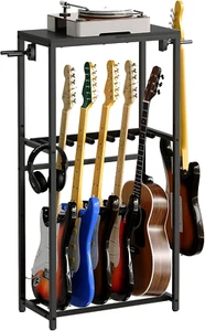 Guitar Stand for Acoustic Holder, Electric Guitar, Bass, Ukulele, Multiple Guita - Picture 1 of 9