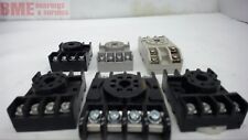 Lot Of 6-- 8 Pin Relay Bases