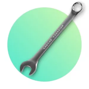 Silverline 24 mm Polished Combination Spanner 24mm - Picture 1 of 3