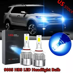 9005 HB3 8000K LED Headlight Bulb For FORD EXPLORER 2011 2012 2013 2014 2015 2PC - Picture 1 of 12