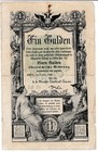 1 Gulden Geldschein, Österreich/Ungarn, 1866