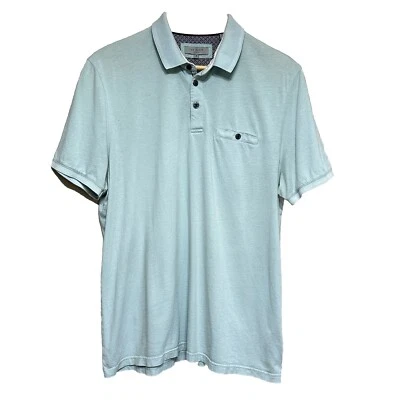 Ted Baker London Cotton Polo Shirt Womens Size 5 (10-12) Pale‎ Blue Golf Classic - Image 1 of 4