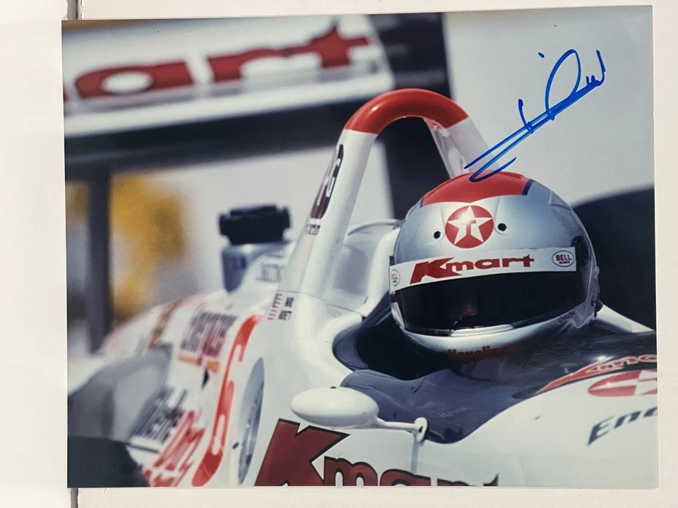 Foto firmada por Mario Andretti 8 x 10 Todd Mueller Autenticado Legendario Driver Foto 1 de 4