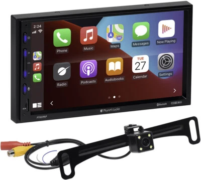 Planet Audio P70CPA-CP 7" Touchscreen Media Player  Apple CarPlay & Android Auto - Image 1 of 4