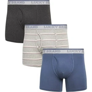 LUCKY BRAND® Men's BOXER BRIEFS X3   P214  NEW!! - Picture 1 of 3