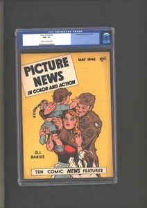 Picture News #5 CGC 9.2 G.I Babies Cover 1946 - Picture 1 of 2
