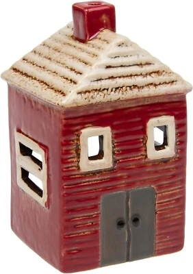 Village Pottery Red House Decorative Tealight Candle Holder NEW WITH TAGS 13cm - Image 1 of 4