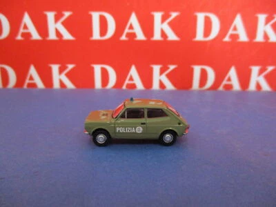 1/87 Modellino Auto Fiat 127 Polizia Police 1971 by Brekina - Immagine 1 di 4