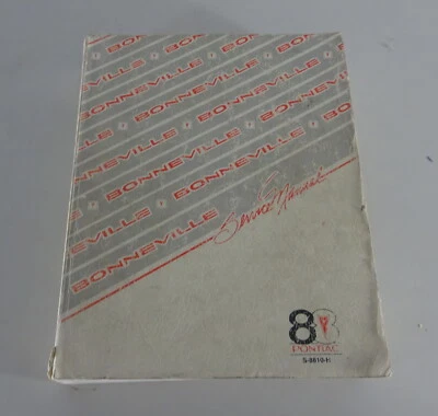 Officina Manuale/Manuale di Servizio Pontiac Bonneville From 1988 - Immagine 1 di 4
