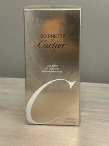 Vintage So Pretty De Cartier Perfume Bath & Shower Gel 6.75 oz 200 ml Paris NIB - Picture 1 of 7