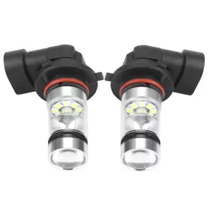 2pcs 9006/ 100W White LED High Bright Headlight Bulbs Kit Fog Light 6000K DF - Picture 1 of 10