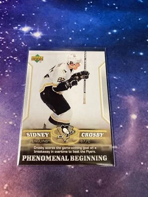 2005-06 Upper Deck Phenomenal Beginnings SIDNEY CROSBY #10 - Image 1 of 2