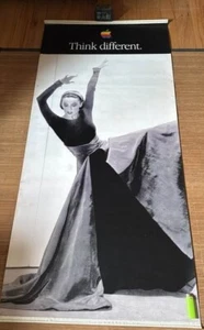 RARE Apple Computer Think Different Martha Graham VINYL BANNER - Photo 1/2