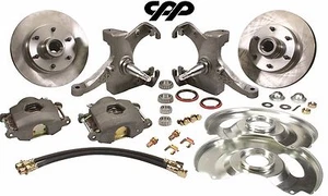 63-70 CHEVY GMC C10 TRUCK 12" DISC BRAKE 6 LUG KIT WITH 2.5" DROP SPINDLE - Picture 1 of 6