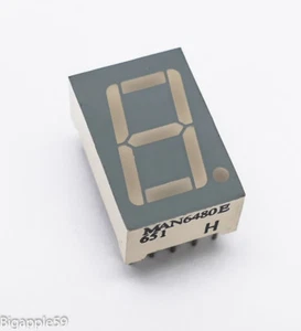 Watkins Johnson WJ-8711A / HF-1000 Display 7 Segment LED Module MAN6480E **NOS** - Picture 1 of 3