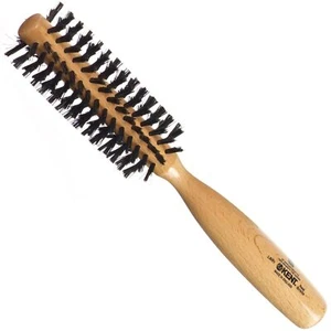 Ladies Finest Black Boar Bristle Small Round Hair Brush - Picture 1 of 6